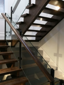 Metal Glass and Wood Railings